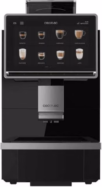 Macchina da caffè Cecotec Cremmaet Coffice con display touch e funzione acqua calda, colore nero