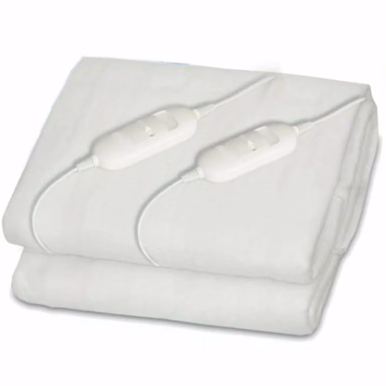 Scaldaletto Matrimoniale DICTROLUX Bianco con Zone di Calore Separate e Riscaldamento Rapido L/P: 150 x 160 cm
