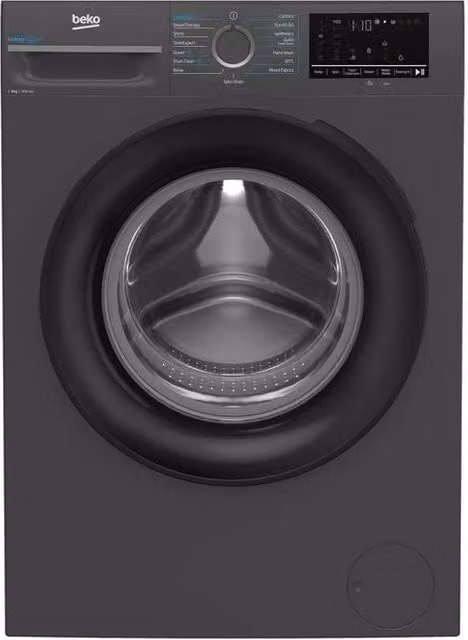 Lavatrice a carica frontale Beko BMEUWT41241M colore Antracite, capacità 12 kg, 1400 rpm, Classe energetica A, H 84,5 x L 60 x P 63 cm
