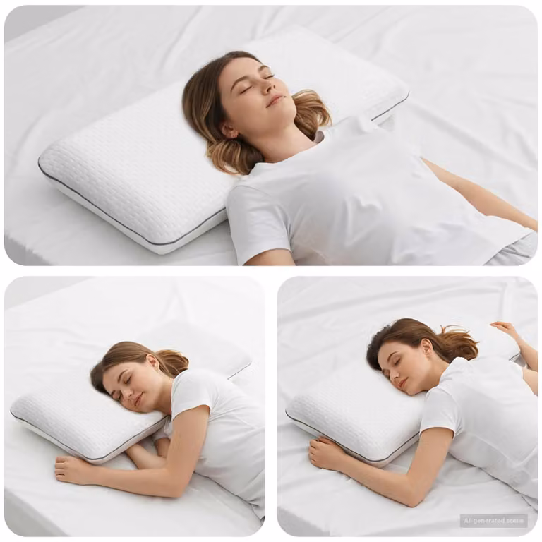 vidaXL Cuscino da Letto in Memory Foam e Gel Bianco, Supporto Medio, L 70 x P 40 x H 14 cm