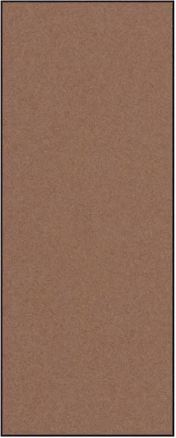 Zerbino rettangolare moderno marrone e nero in poliammide L: 120 cm, P: 300 cm