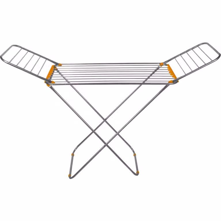 Stendibiancheria da pavimento pieghevole Vestiamo Casa in acciaio con 18 metri di stenditura, L: 175 cm, H: 110 cm, P: 55 cm
