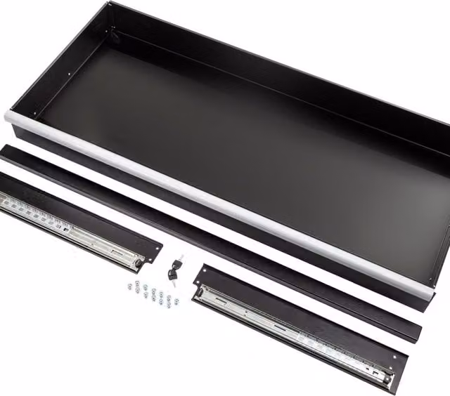 Banco da lavoro fisso USAG in acciaio nero L 150 x H 91 x P 70 cm