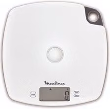 Bilancia da cucina elettronica Moulinex BN1000 Bianca con display digitale e funzione tara, capacità 5 kg