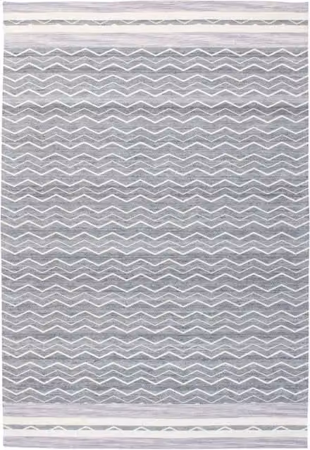 Tappeto Mirage KENDRA HOME in lana e viscosa, design astratto moderno, viola e grigio, L: 160 cm, P: 230 cm