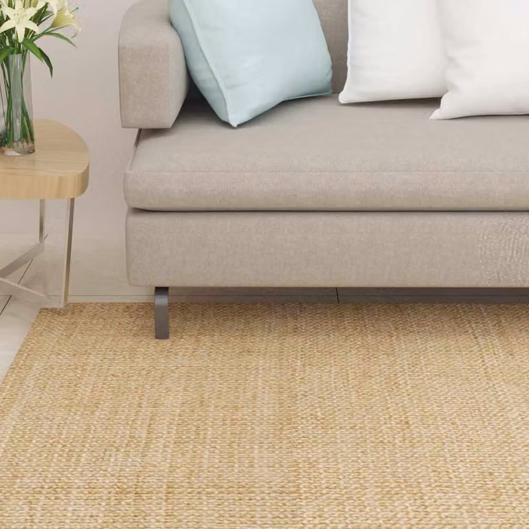 vidaXL Tappeto rettangolare in sisal naturale beige e marrone, L: 100 cm, P: 66 cm