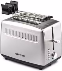 Tostapane per tramezzi G3 Ferrari in acciaio inox, potenza 850 W, 2 fessure, colore silver