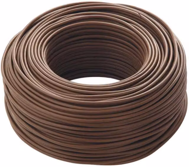 Cavo elettrico multipolare FS18OR18 marrone per impianti e prolunghe, lunghezza 50 m
