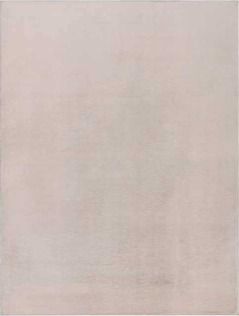 Tappeto rettangolare Solina beige in poliestere lavabile e antiscivolo 80 x 150 cm