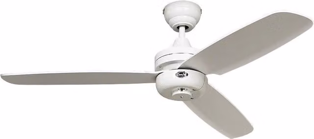 Ventilatore a soffitto CasaFan NIGHT FLIGHT 132 Bianco senza luce