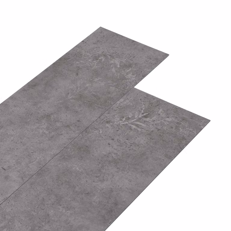 Plance per Pavimenti in PVC Autoadesive vidaXL con Effetto Legno Grigio