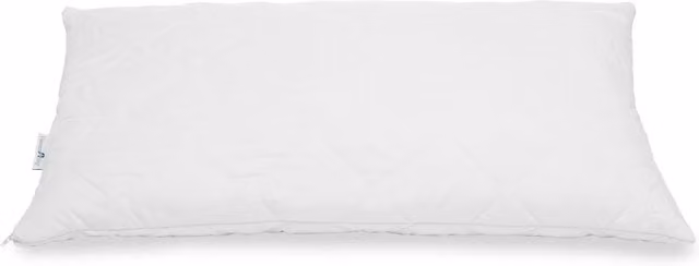 Cuscino in microfibra DaunenStep Sterilsan bianco per chi dorme di schiena o di lato L 50 cm x P 80 cm